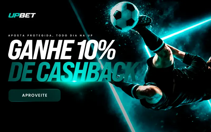 Obtenha cashback em apostas esportivas na Upbet.