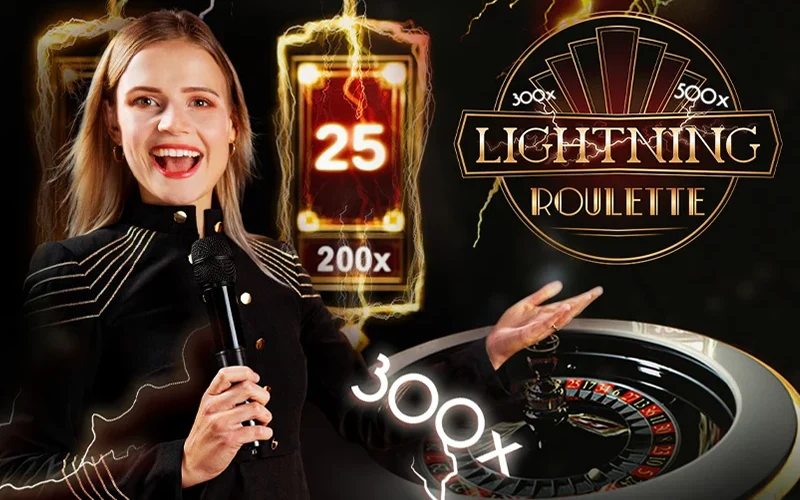 Jogue a eletrizante Lightning Roulette na Upbet.