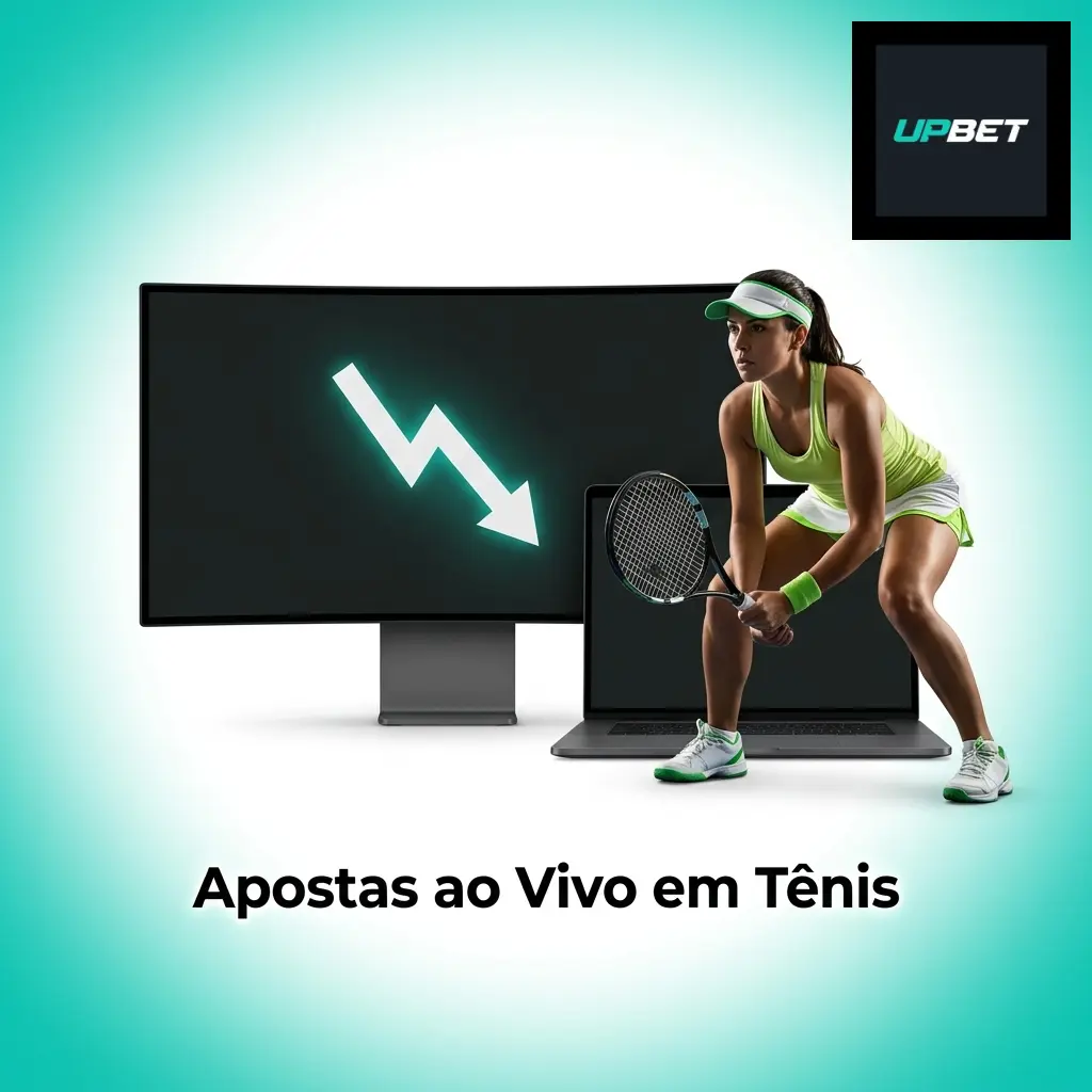 Apostas ao vivo em tênis na Upbet com odds atualizadas a cada ponto e mercados em tempo real